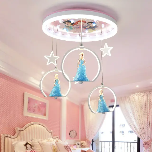 Princess creative ceiling lamp