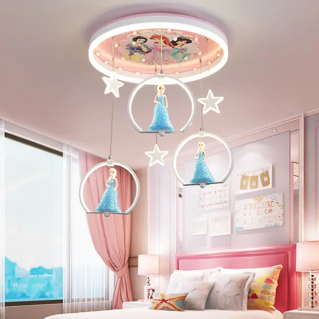 Princess creative ceiling lamp