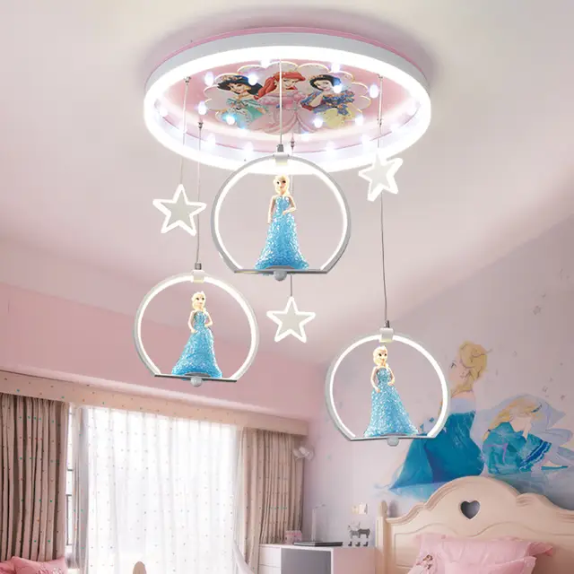 Princess creative ceiling lamp