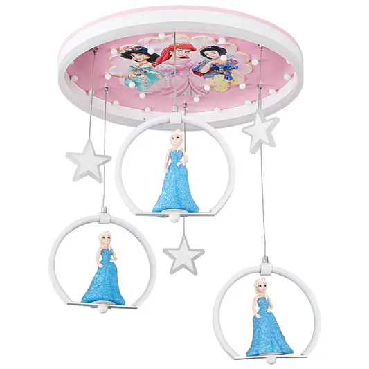 Princess creative ceiling lamp