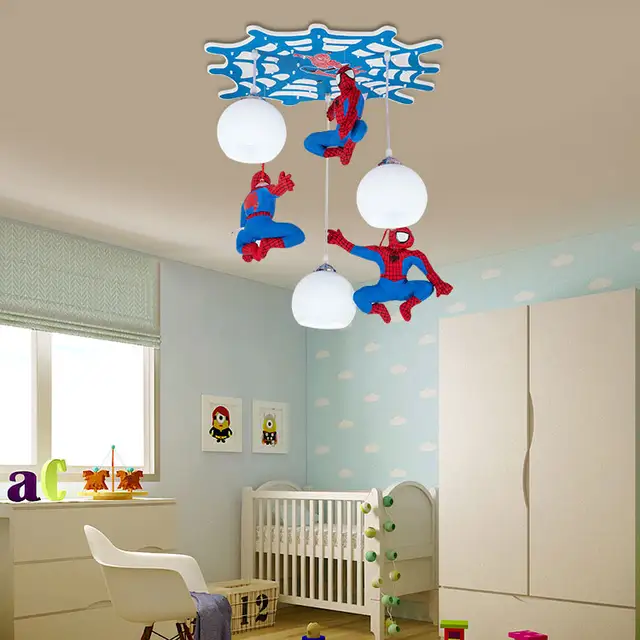 SpiderMan eye protection LED ceiling light