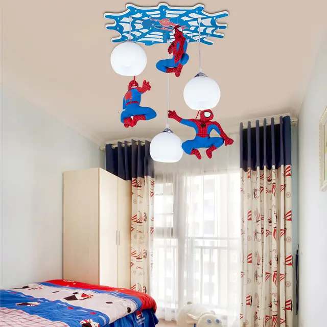 SpiderMan eye protection LED ceiling light