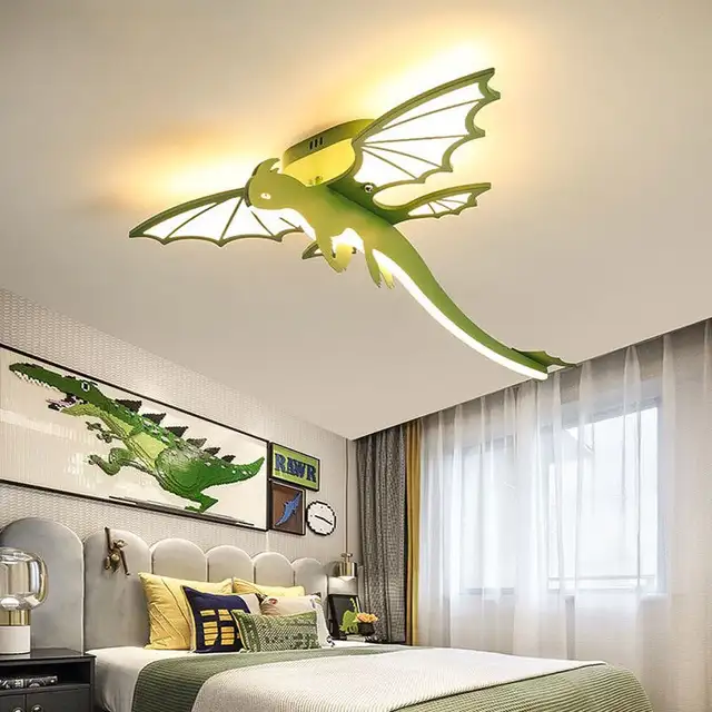 Dinosaur ceiling lamp