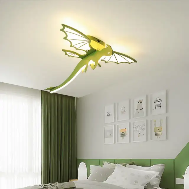 Dinosaur ceiling lamp