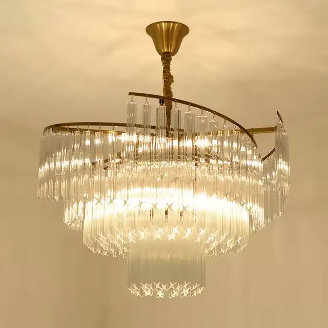 Modern Lighting Luxury pendant lamp Living Room Hotel Creative crystal glass chandeliers