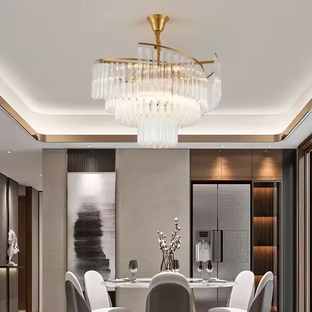 Modern Lighting Luxury pendant lamp Living Room Hotel Creative crystal glass chandeliers