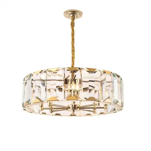 Nordic Round K9 Glass Crystal Chandeliers