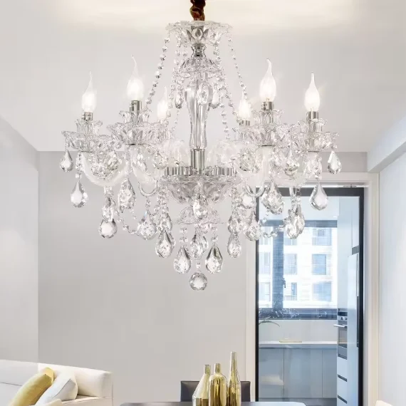 Clear modern Luxury crystal chandelier