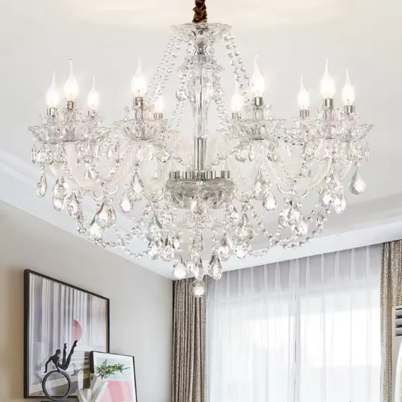 Clear modern Luxury crystal chandelier