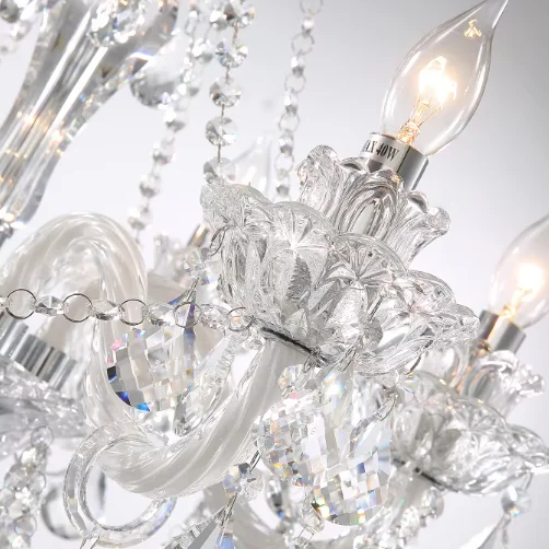 Clear modern Luxury crystal chandelier