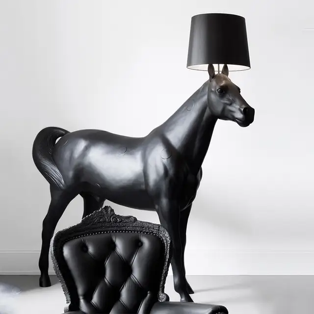 Horse Standing lamp Sculpture