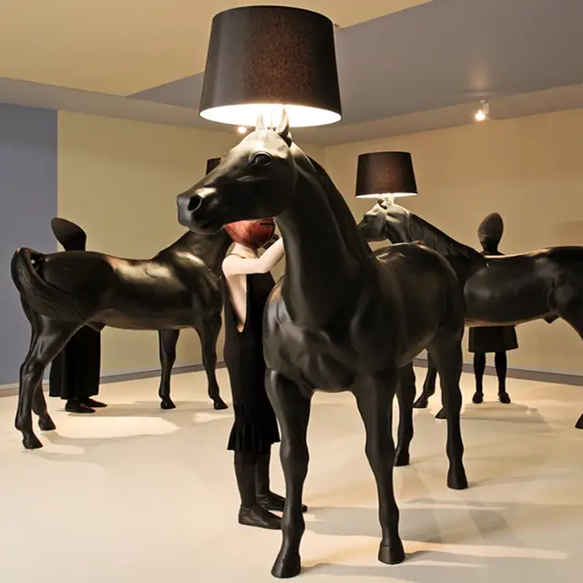 Horse Standing lamp Sculpture