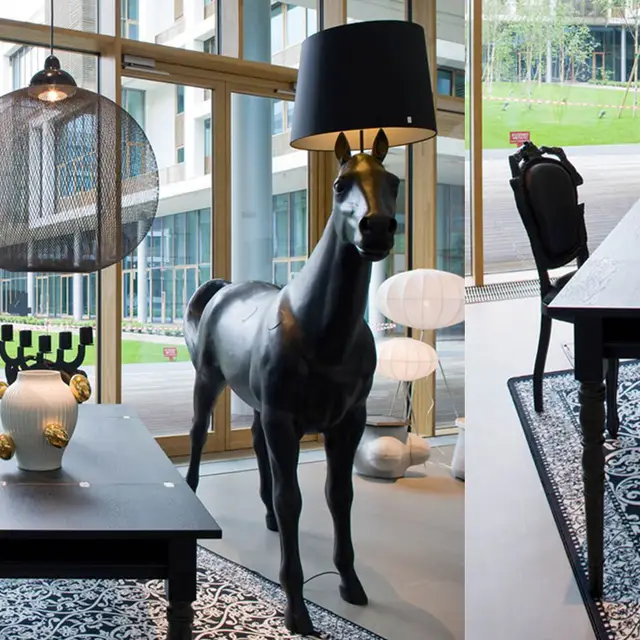 Horse Standing lamp Sculpture