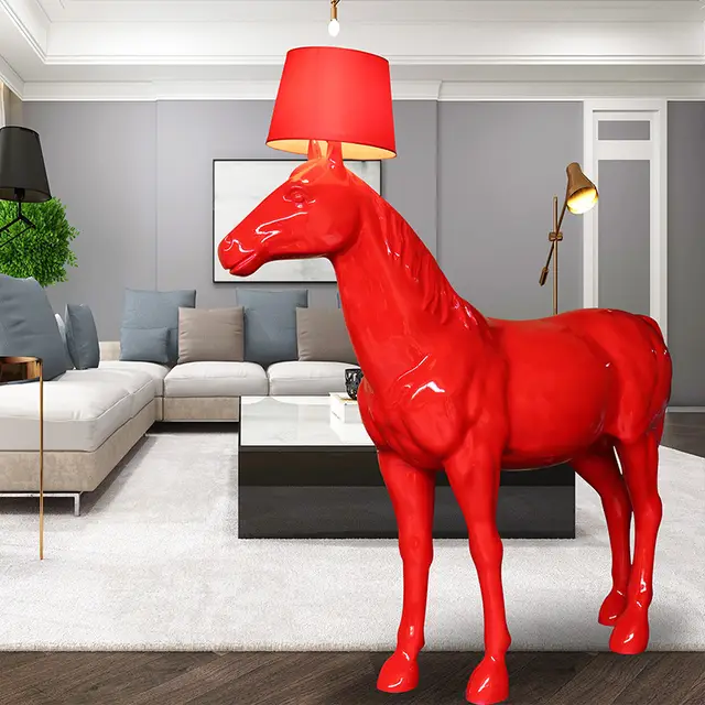 Horse Standing lamp Sculpture