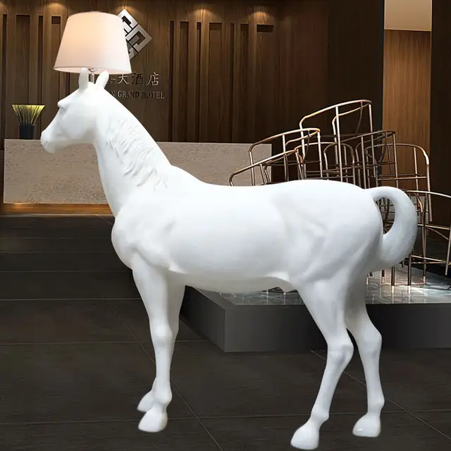 Horse Standing lamp Sculpture