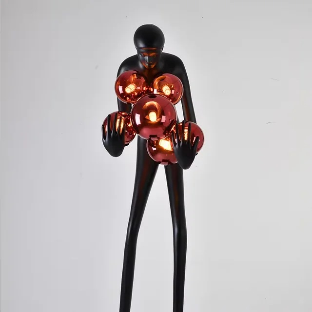 Minimalist sculpture Art Decoration Led Floor Lamp