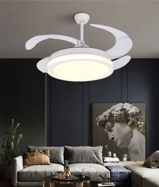 Modern 3 blade modern Remote control Ceiling Fan Led Lights