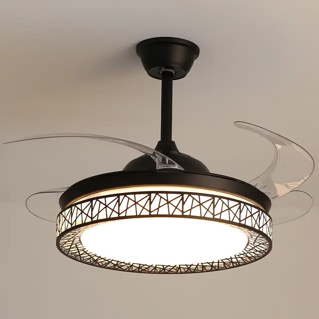 Led Fan Pendant Light Modern