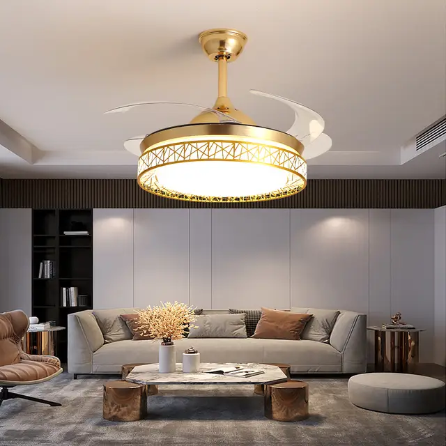 Led Fan Pendant Light Modern