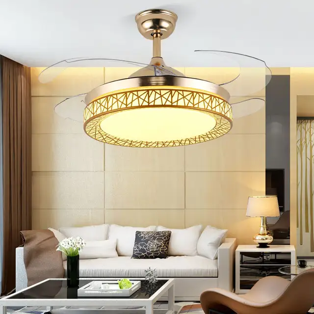 Led Fan Pendant Light Modern