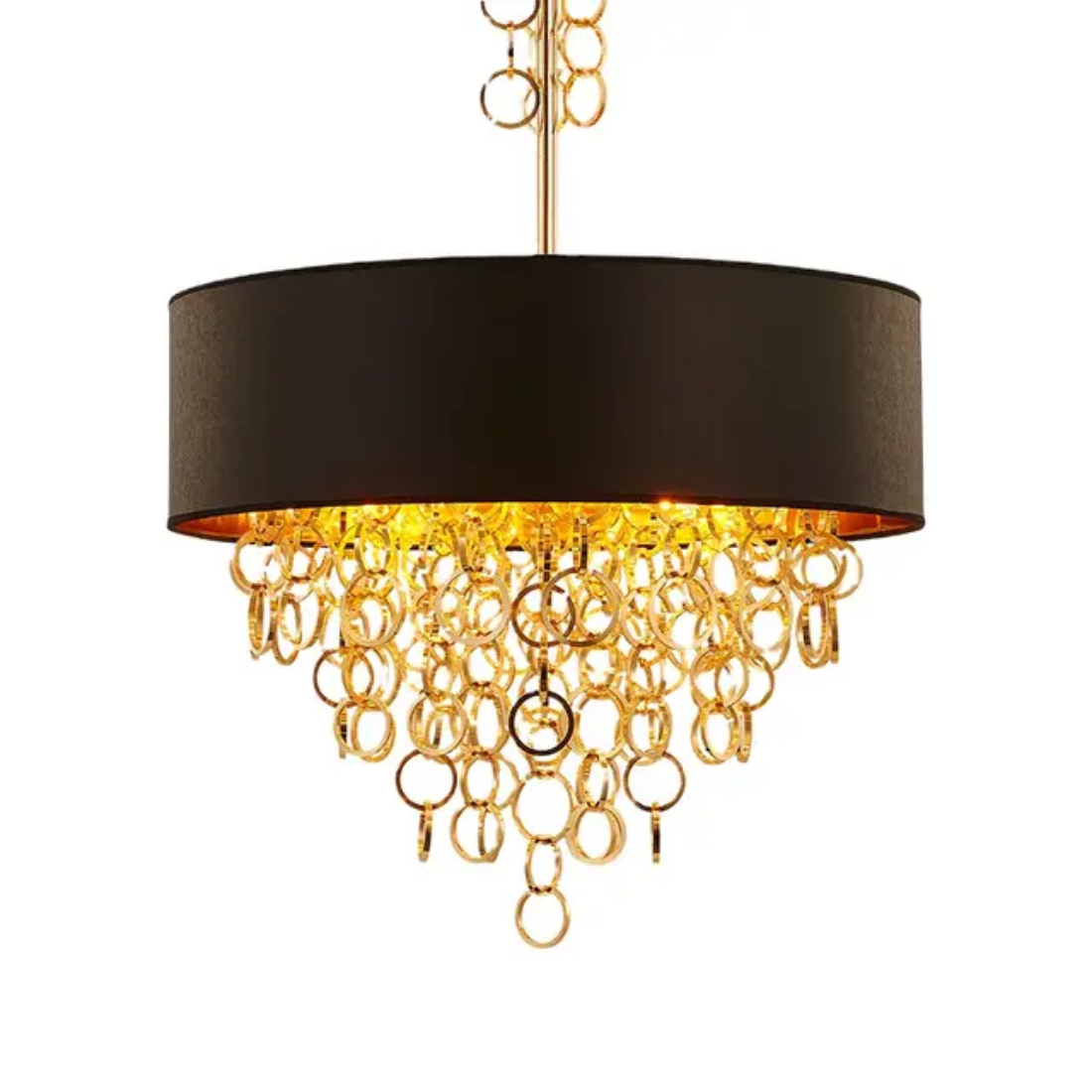 American style chandeliers fabric shade retro Pendant Lighting