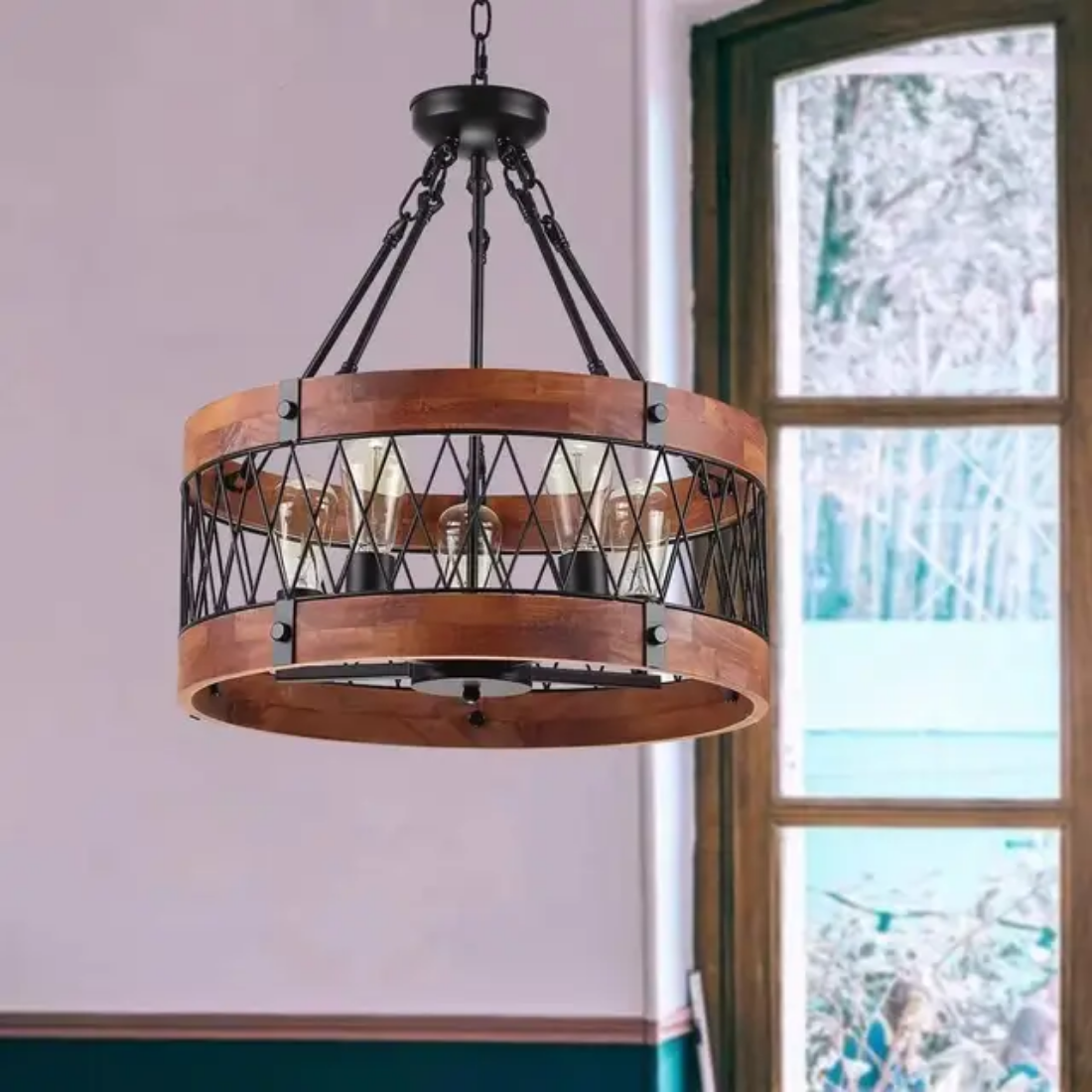 Nordic pendant light industrial vintage ceiling