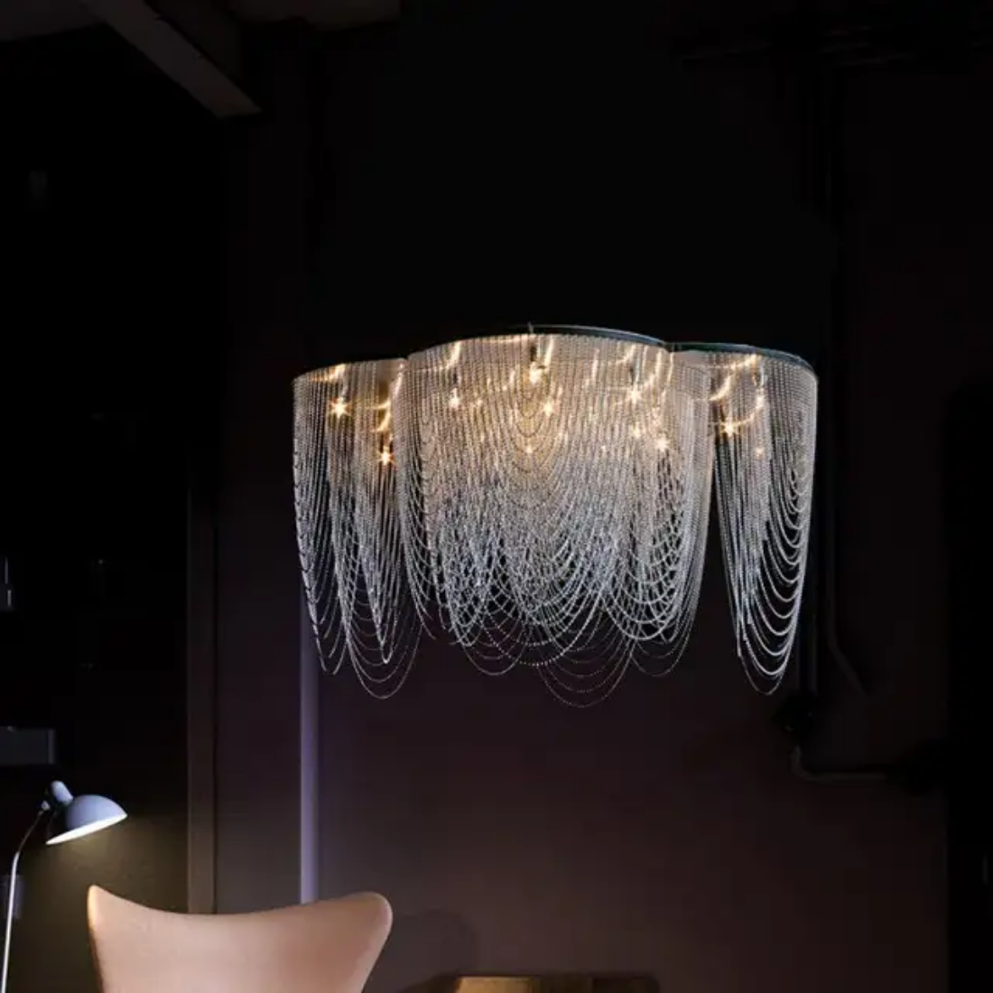 Modern tassel pendant lighting