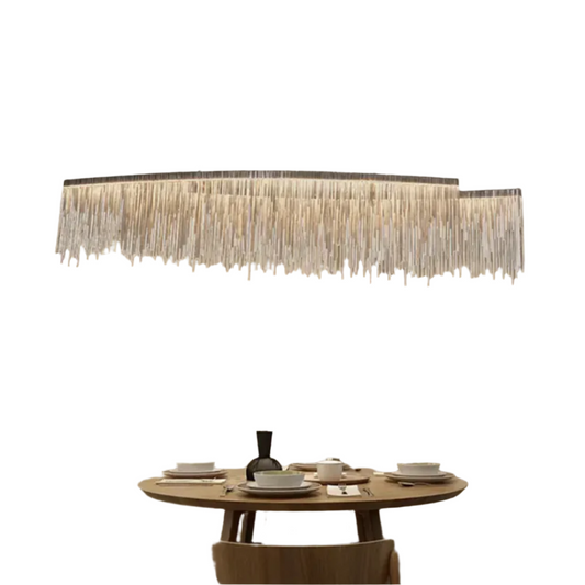 Modern Luxury Silver tassels chandelier