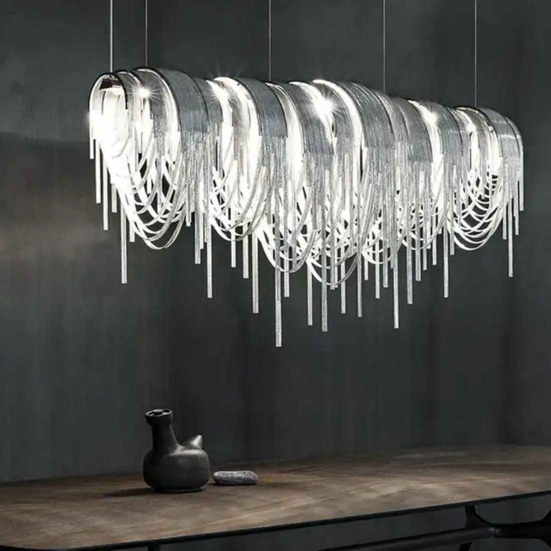 Tassels fringe chandelier