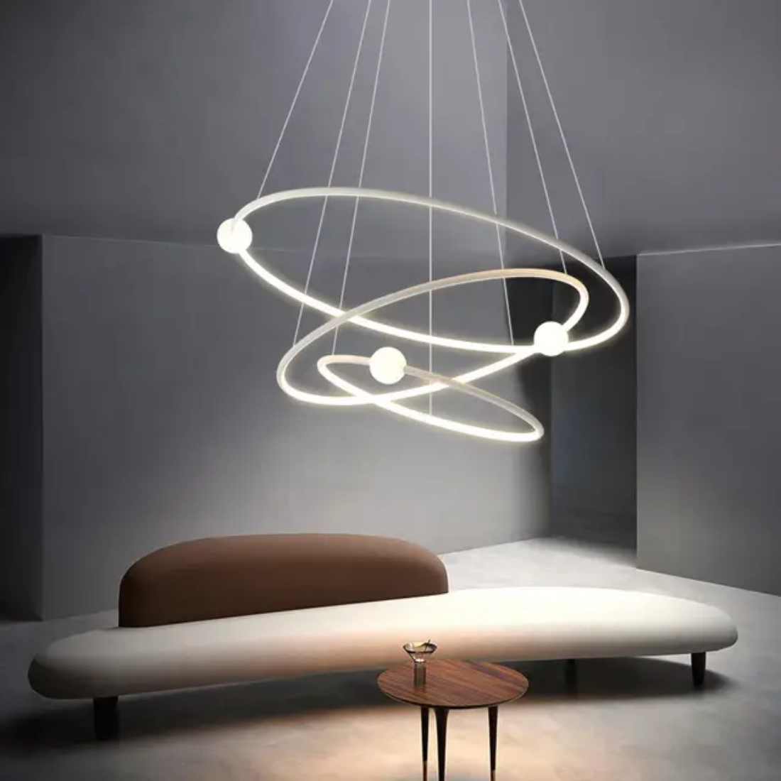 LED ring ball Chandeliers Pendant Lights