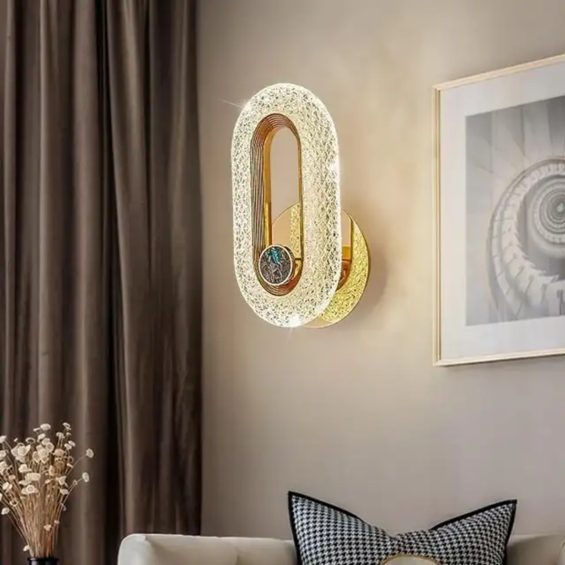 Decoration modern wall lamp led acrylic circle wall sconce