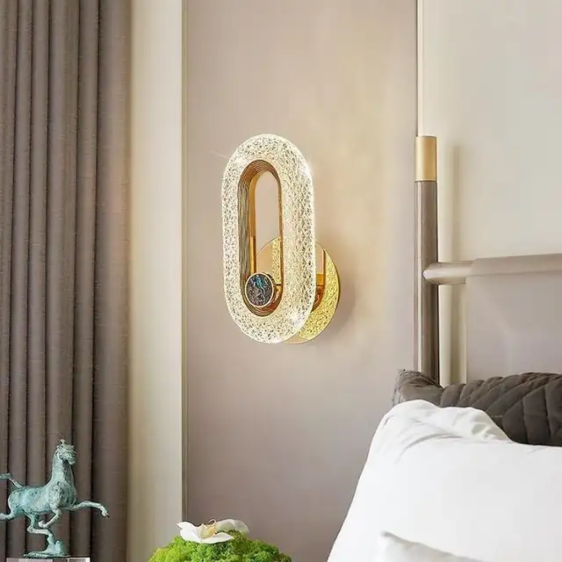 Decoration modern wall lamp led acrylic circle wall sconce