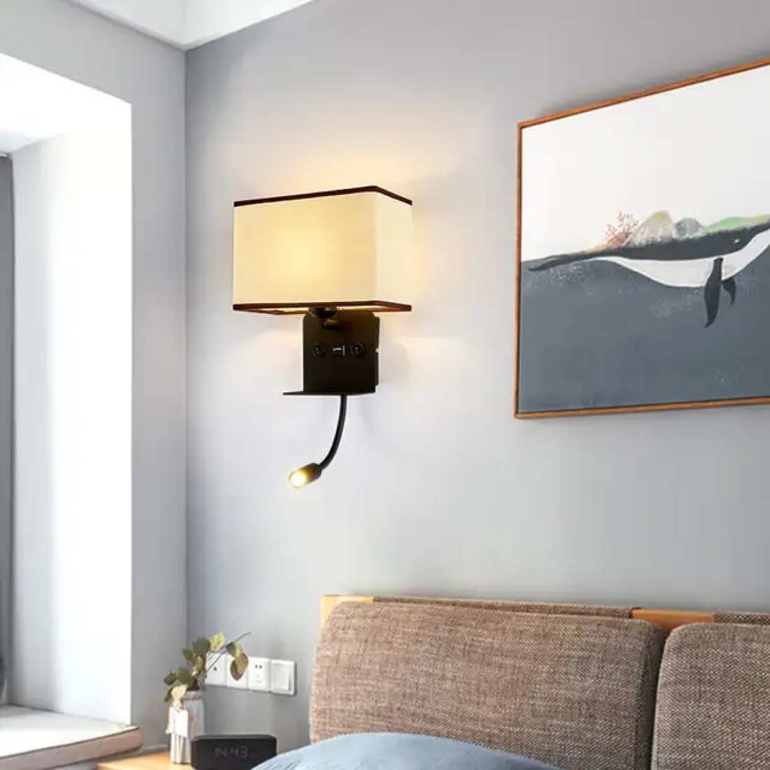 Fabric Wall Light