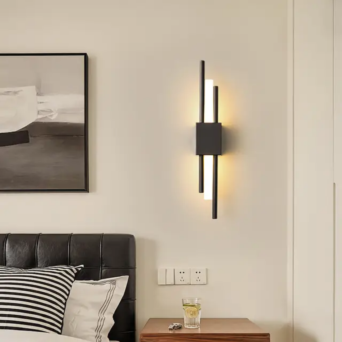 Modern creative sconces wall lights  acrylic iron led wall lamp