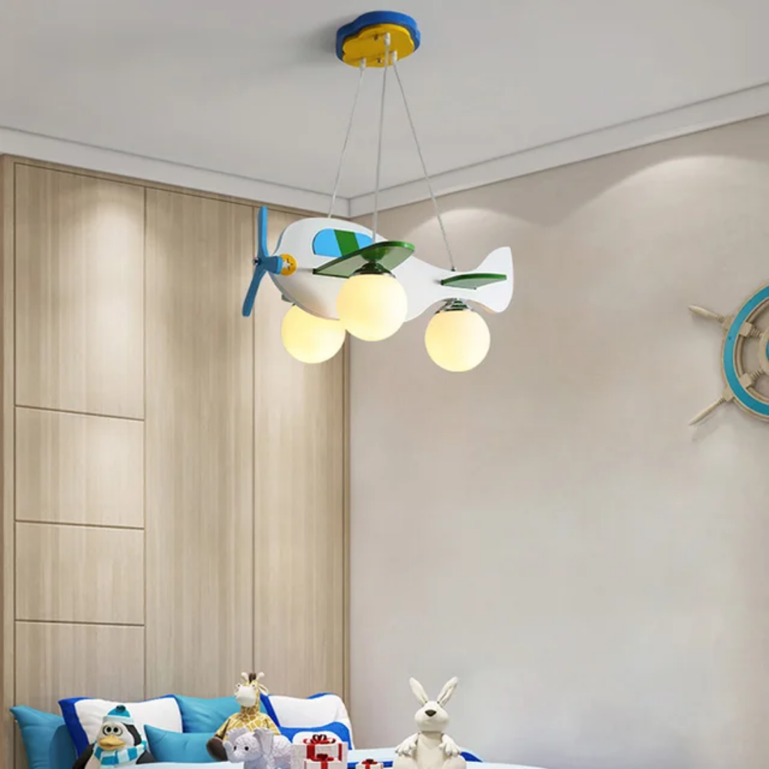 Cartoon Airplane Lamp