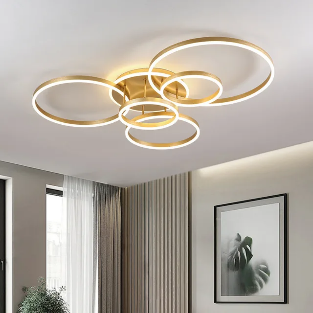 Lustre Circle chandelier lamp