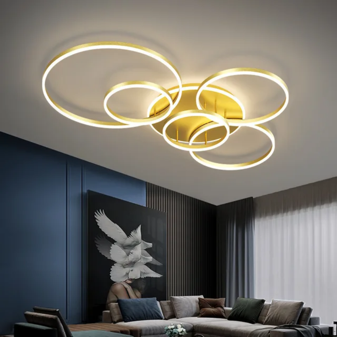 Lustre Circle chandelier lamp