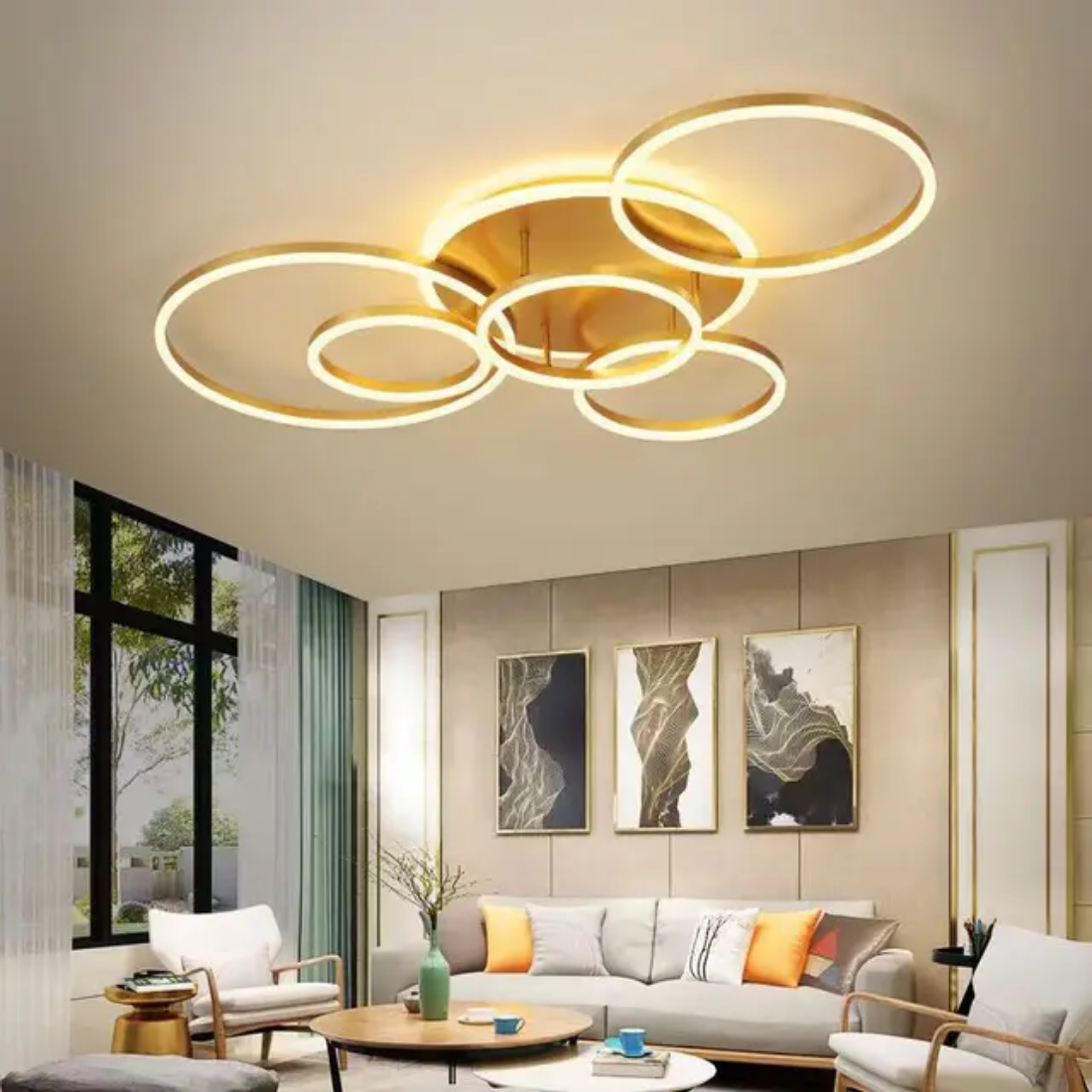 Lustre Circle chandelier lamp