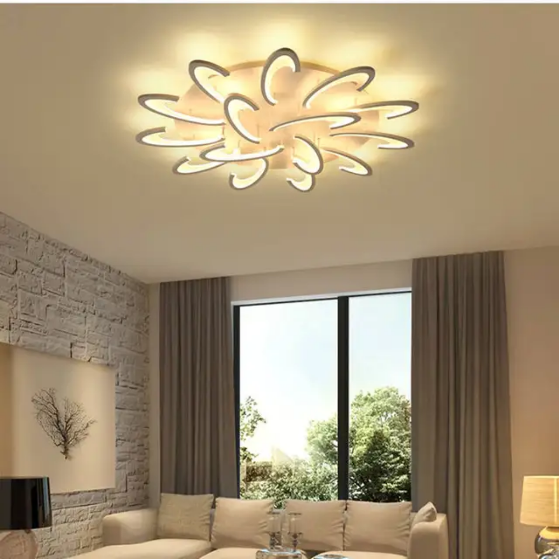 Dimmable ultra thin ceiling lamp