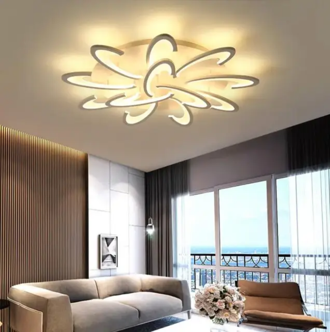 Dimmable ultra thin ceiling lamp