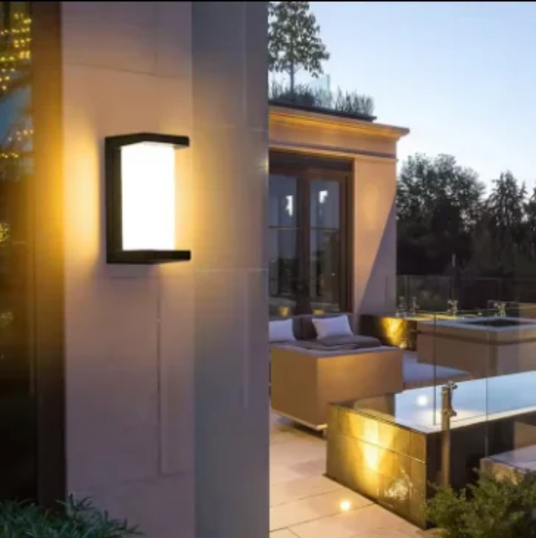 Outdoor Decorative Waterproof Wall Light Outdoor Wall Lamp LED balcony garden wall lamp