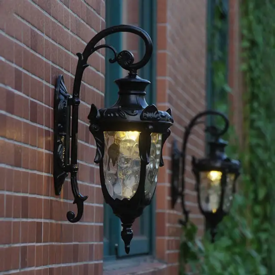 Retro creative outdoor fixture luminaire lantern garden corridor waterproof ip65 led wall lamps