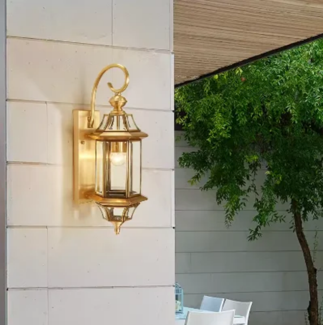 Nordic style Retro sconces lights waterproof stairs Corner classic outdoor Garden Led wall lamps