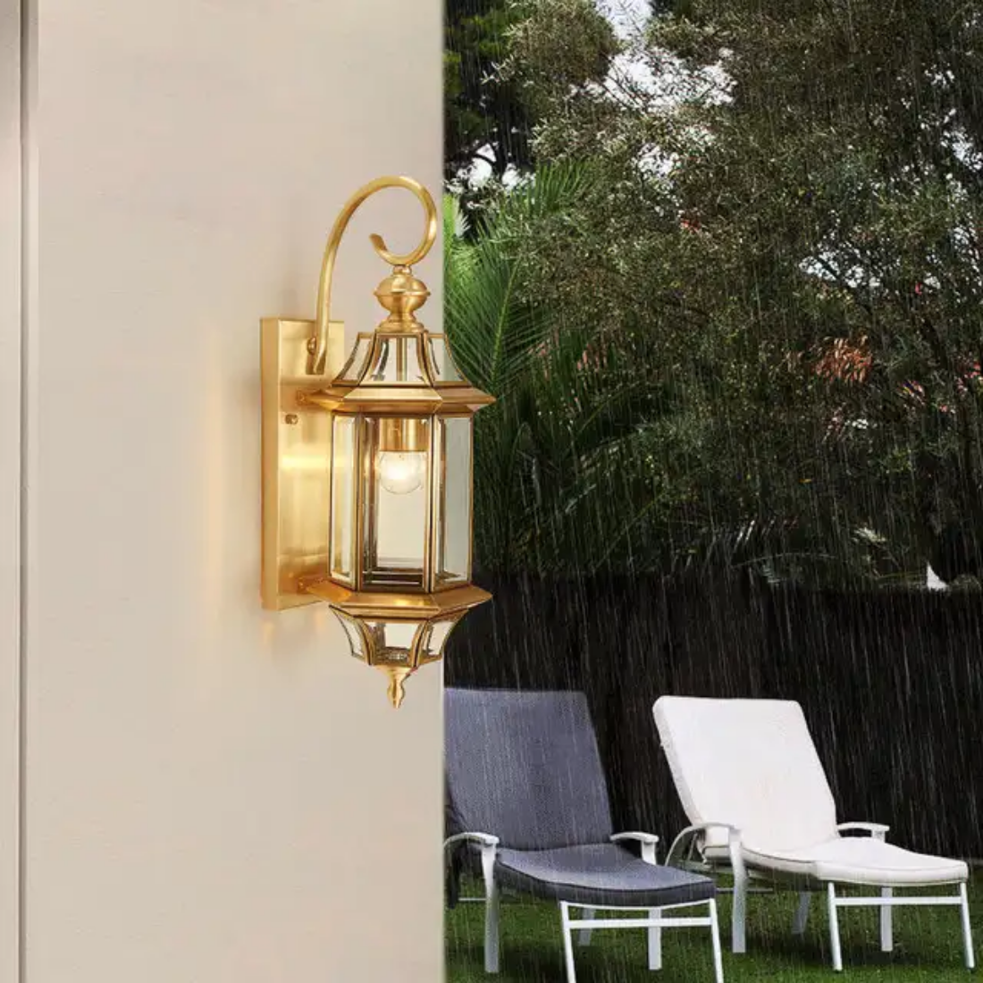 Nordic style Retro sconces lights waterproof stairs Corner classic outdoor Garden Led wall lamps