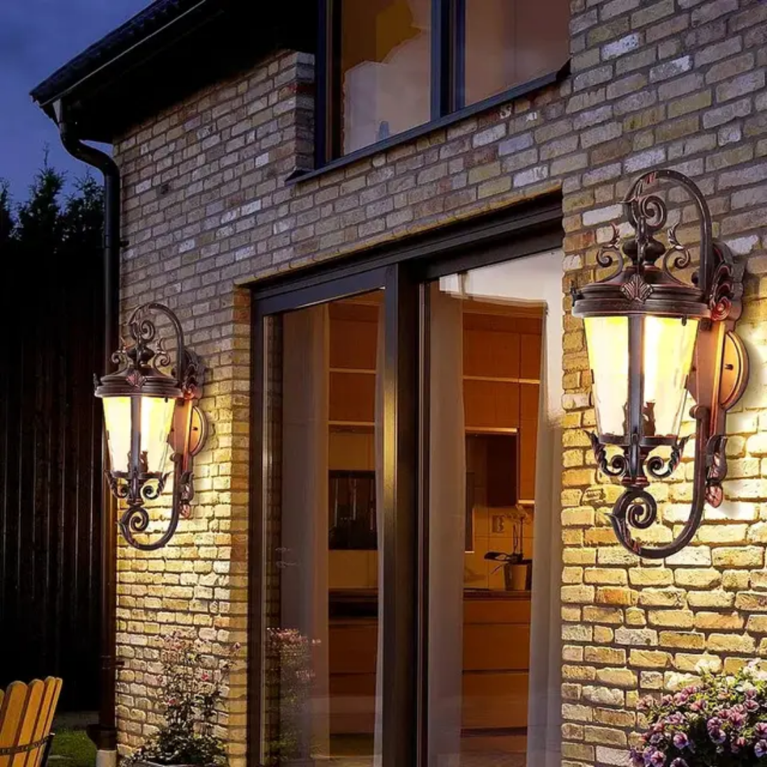 European style wall light Garden Street Patio modern creative retro outdoor wall lamps for home