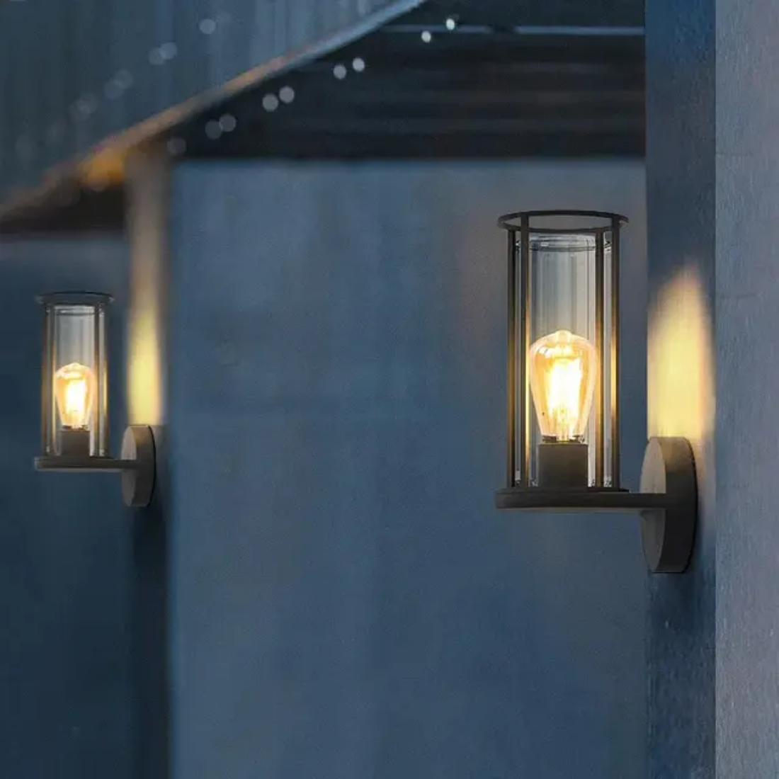 Garden sconces light Courtyard Villa black waterproof led outdoor wall lamps