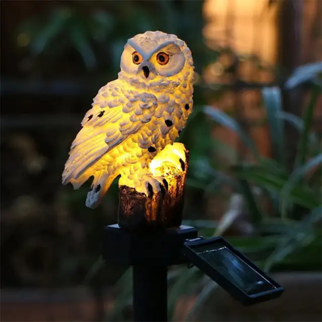 Pathway Walkway handicraft solar lamp Owl Shaped landscape lights night garden lamps