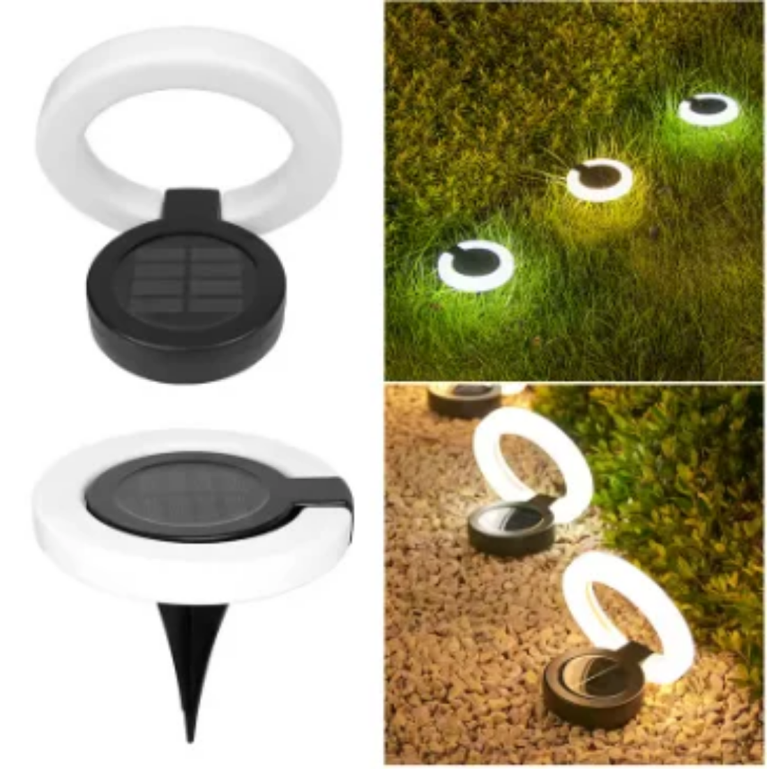 Pathway smart outdoor solar garden lights