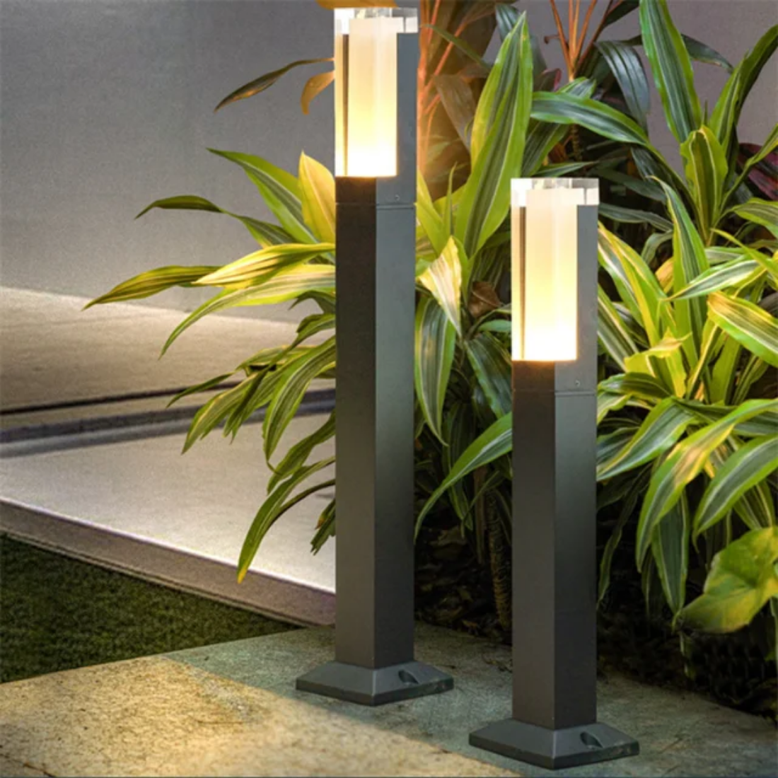 Landscape outdoor waterproof ip65 Pillar Lights decorative pathway lawn lamps led bollard light