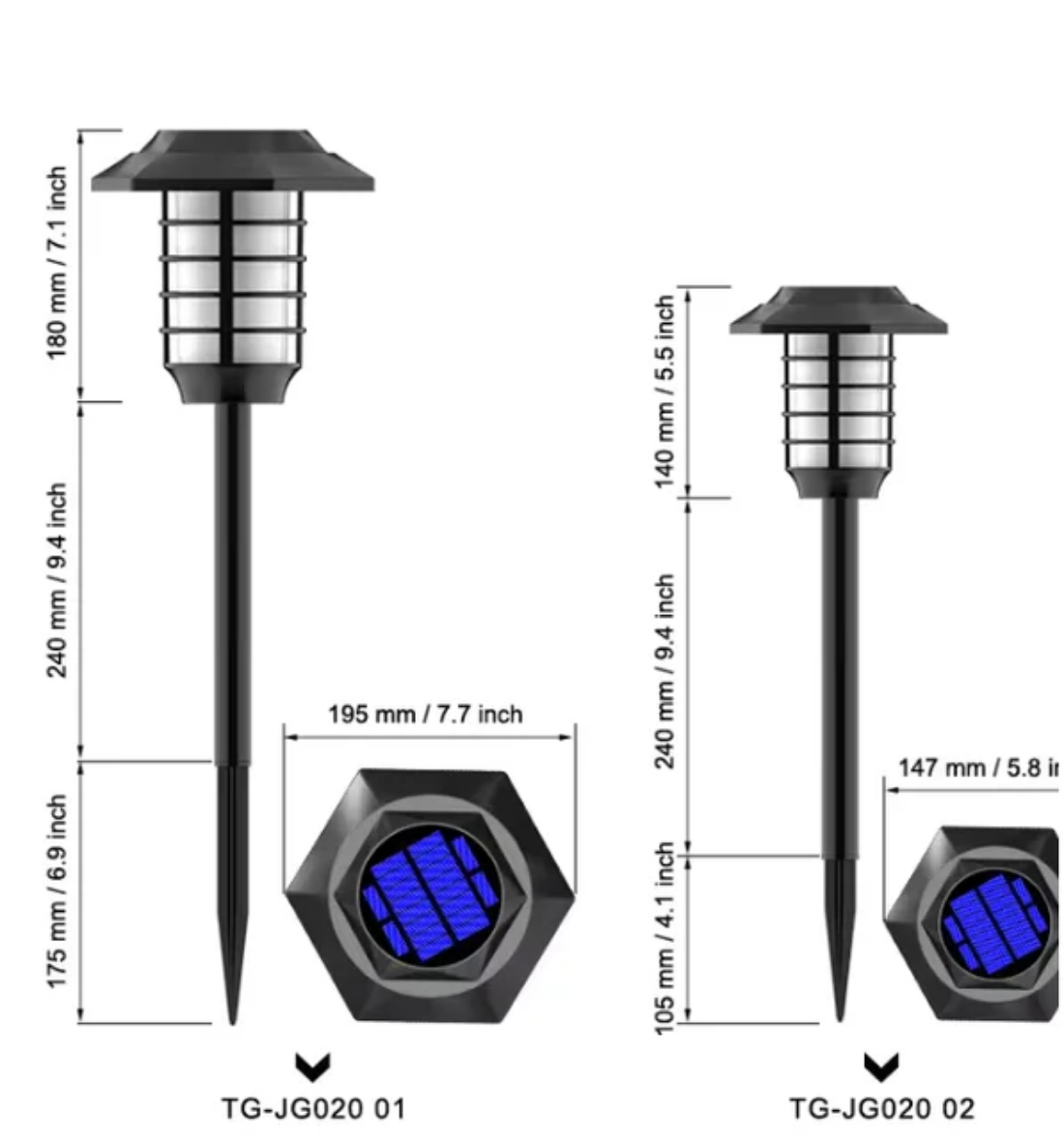 Led Solar Garden Lights